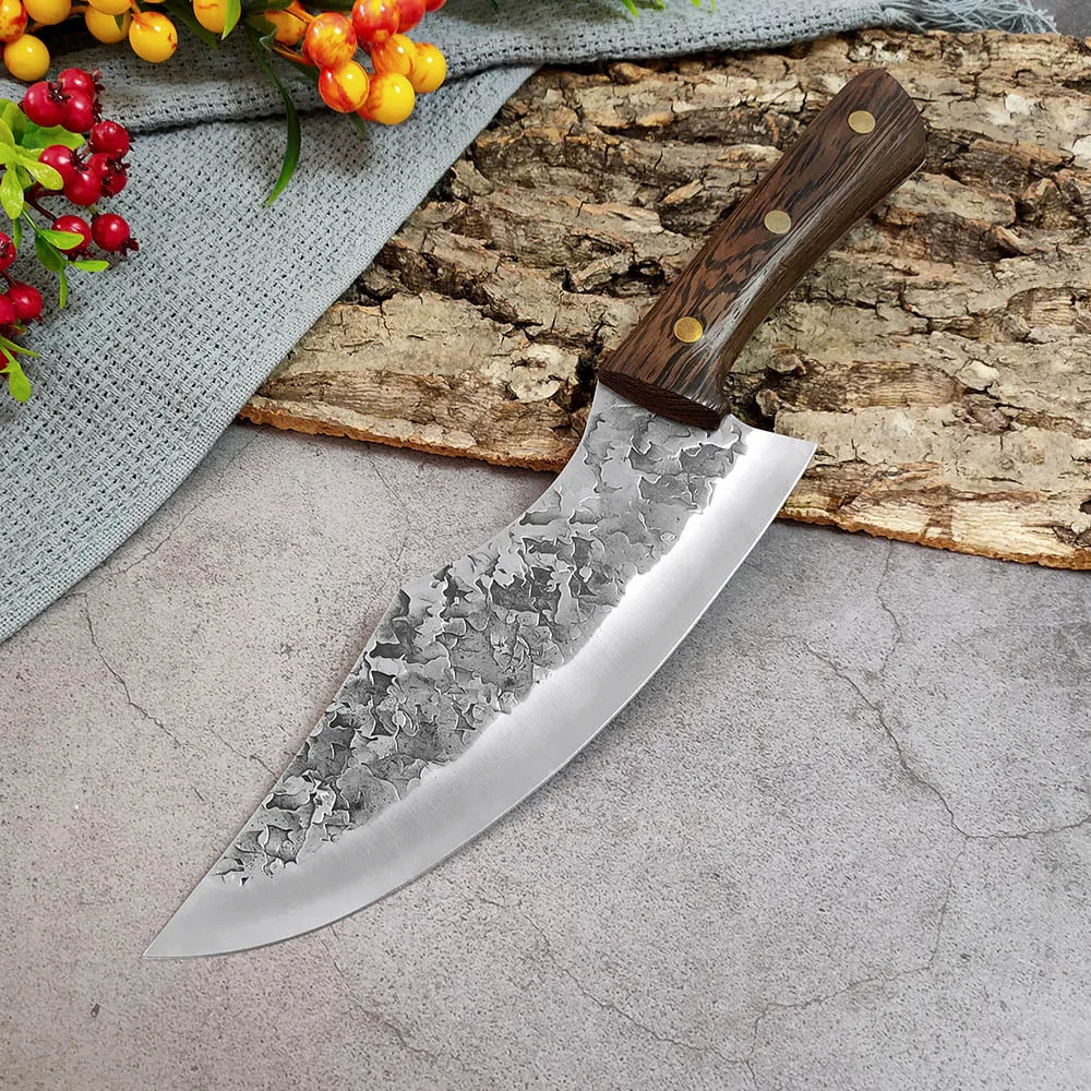 

Boning Knife Meat Cleaver Japanese High Carbon Steel Forging Knife Hand-Made Chef Tang Sliced With Kitchen Knife Butcher Knives