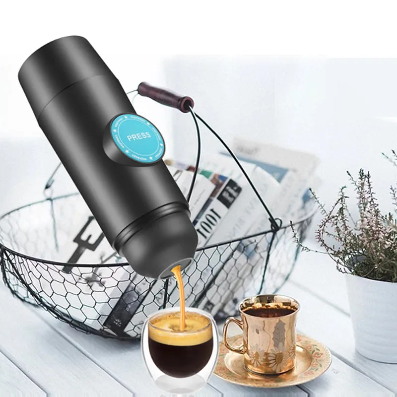 2 in 1 Portable Coffee Powder Capsule Dual-purpose Coffee Machine Hot and Cold Extraction Electric Coffee Machine Barista Tools