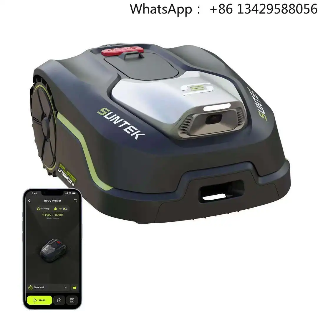 AKX Robotic Mower V600 Vision Waterproof Garden Grass Cutter Machine Automatic Cordless Lawn Mower Smart Robotic Lawnmower