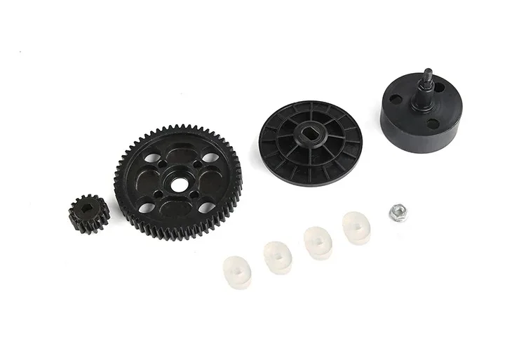 Rovan Steel 16/58 19T/55T Tooth Spur Gear Clutch Bell Set for 1/5 KM HPI ROVAN RC  Baja 5B 5T and 5SC