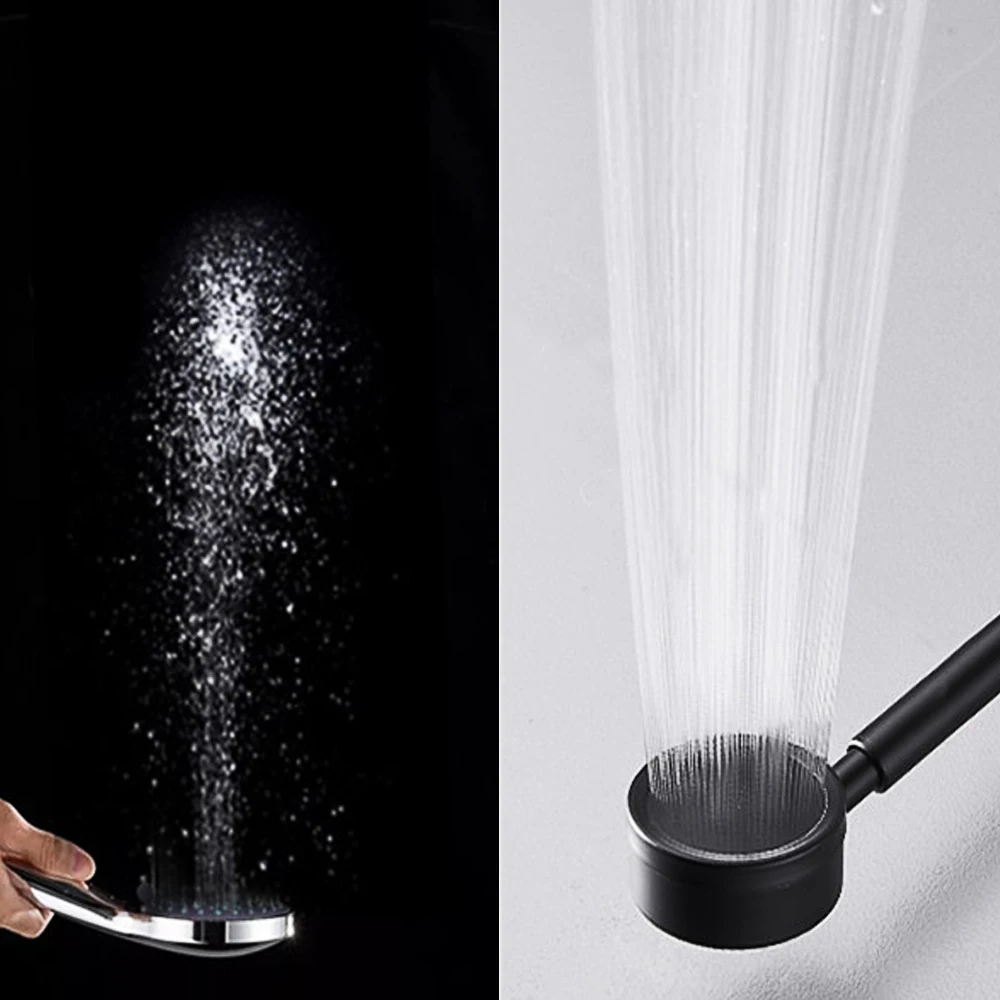 Zloog 304 Stainless Steel Bathroom Shower Head Fall Resistant Durable Handheld High Pressure Shower Rainfall Showerhead