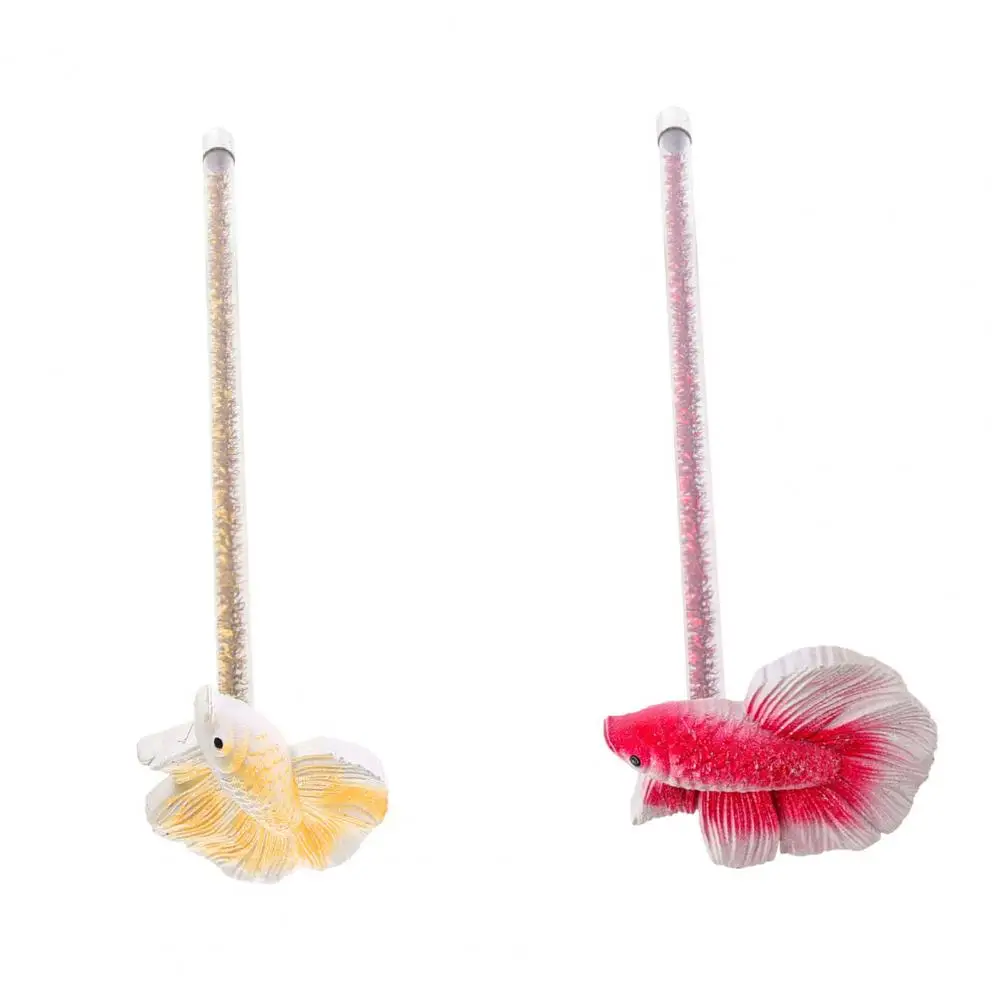 Aquarium Betta Training Wand，Artificial Long Pole Betta Wand，Fish Training Teaser Wand Toy，Fish Tank Supply，Aquarium Decor