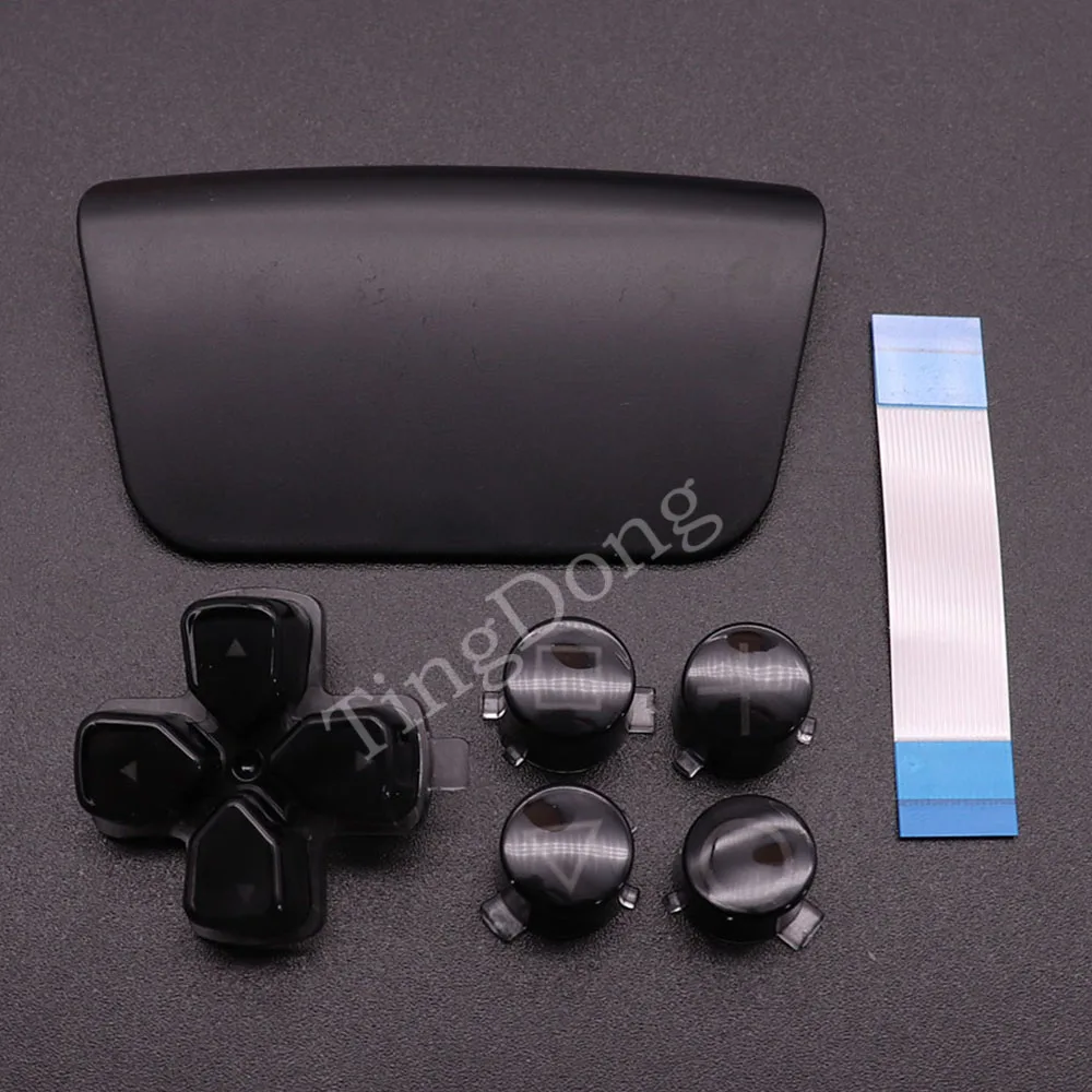 L1 R1 L2 R2 Button D-pad Share Buttons Kit Joystick Caps Replacement For ps 5 PS5 Controller Gamepad &18P Cable