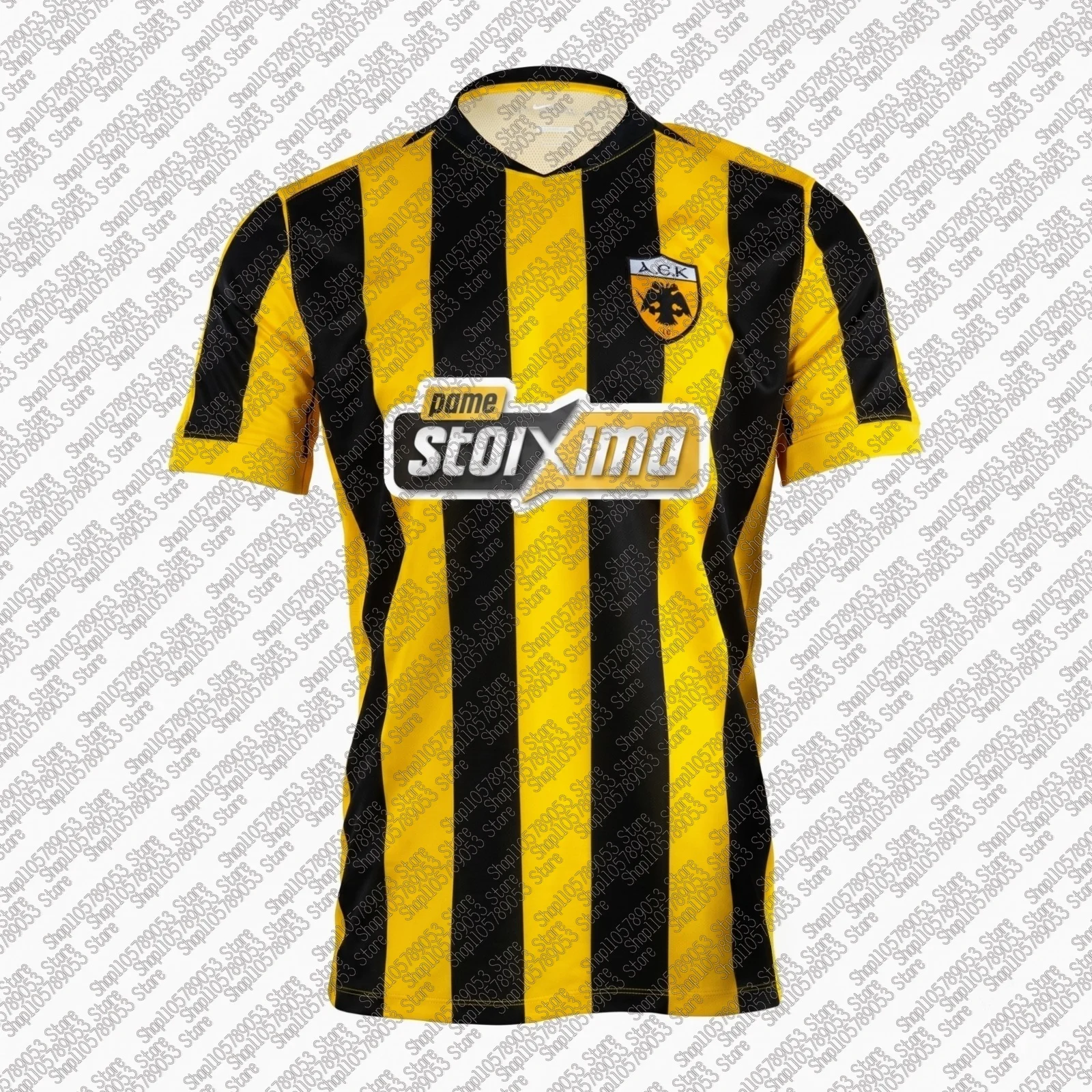 2026-27 Mens Kids Boys Greece AEK Top Adult Home Jersey Soccer Game Sport Athens Home Male Training Breathable Football Jersey