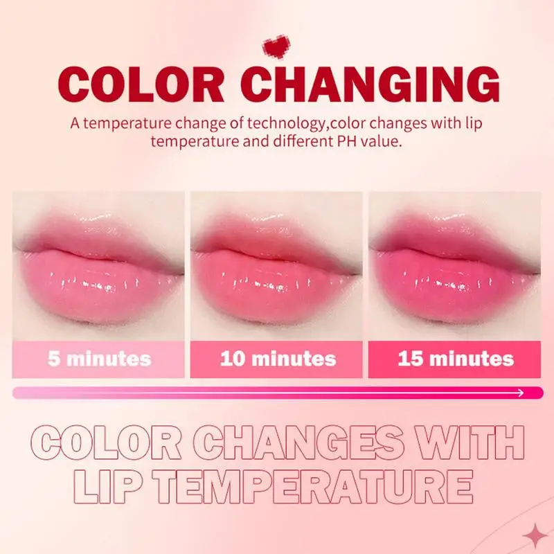 Magic Lipstick Color Change Long-lasting Waterproof Lip Balm With Bright Color Creates Dramatic Lips Not Easy To Fade Lip Makeup