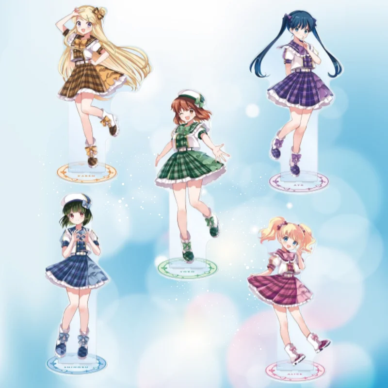 Anime Acrylic Standee for Kin-iro Mosaic Alice Cartelet Aya Komichi Peripheral Desktop Standing Decoration Creativity Gifts Toys
