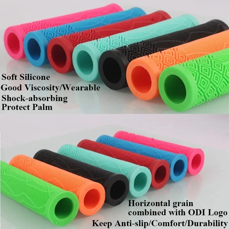 ODI Bicycle Grip Silicone MTB Handlebar Grips Mountain Bike Handlebar Cuffs Shockproof Cover