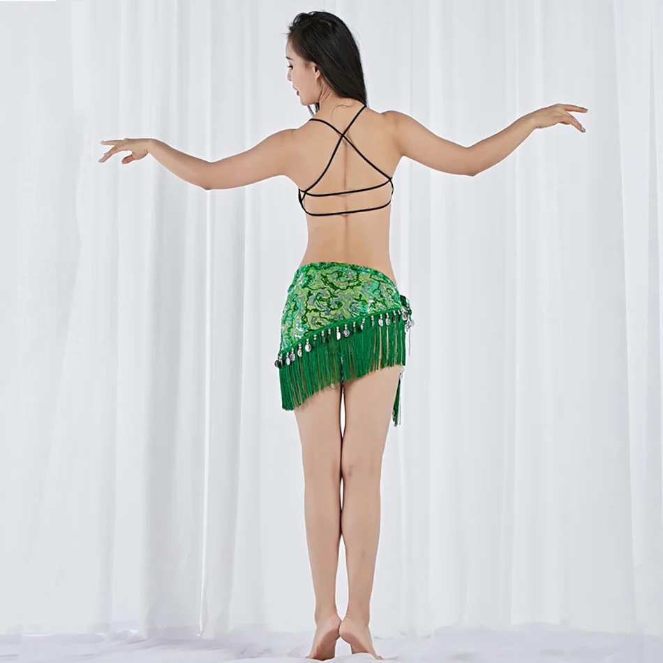 وشاح الورك سلسلة الخصر إكسسوارات الرقص الشرقي 18 خيارًا قلادة الخصر مع العملات المعدنية للنساء أداء الممارسة الشخصية