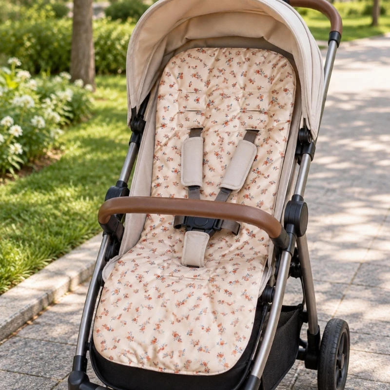 Harness Slot Pushchair Liner with Removable Padded Construction L8RB