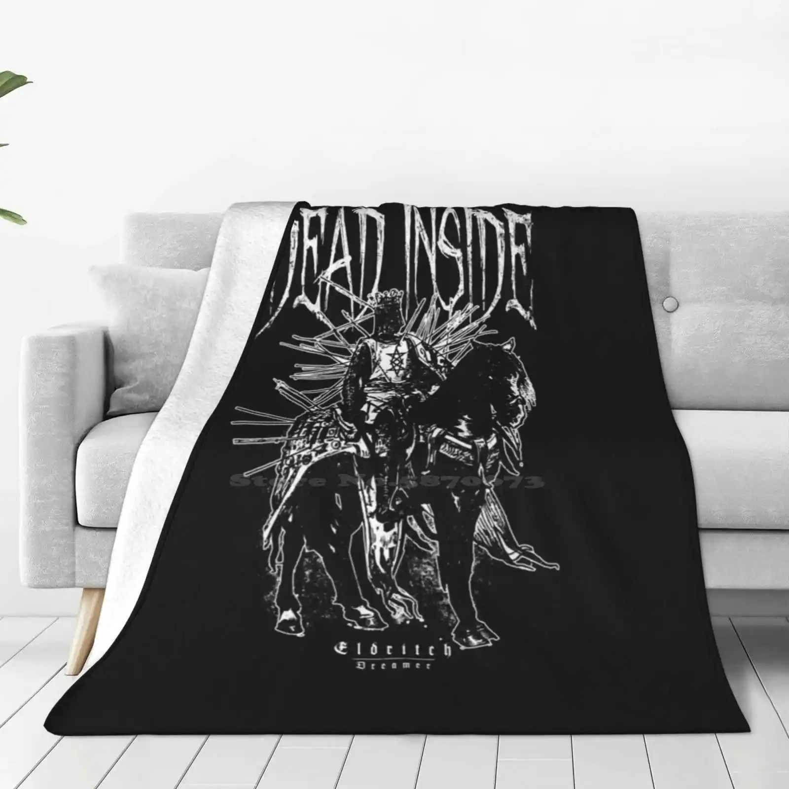 Dead Inside-Knight-Eldritch Dreamer-Lovecraftian Cthulhu Mythos Wear New Arrival Fashion Leisure Warm Flannel Blanket