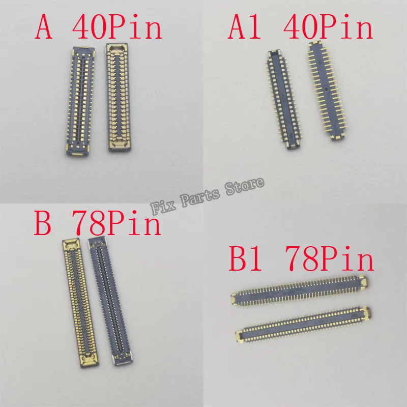 2-100Pcs Lcd Display Plug FPC Usb Charger Connector For Samsung Galaxy M34 M346 M35 A36 A366 A56 A566 A37 A376 A57 A576 40 78Pin