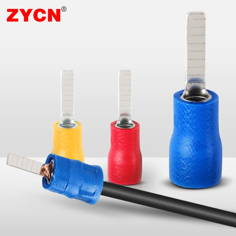 410 Stück DBV+PTV Kupfer-Crimpkabelschuhe 22-10AWG PVC-isolierte Presskabelschuhe Elektrische Nadelverbinder 12 Größen 0,5-6MM² – Detail 4