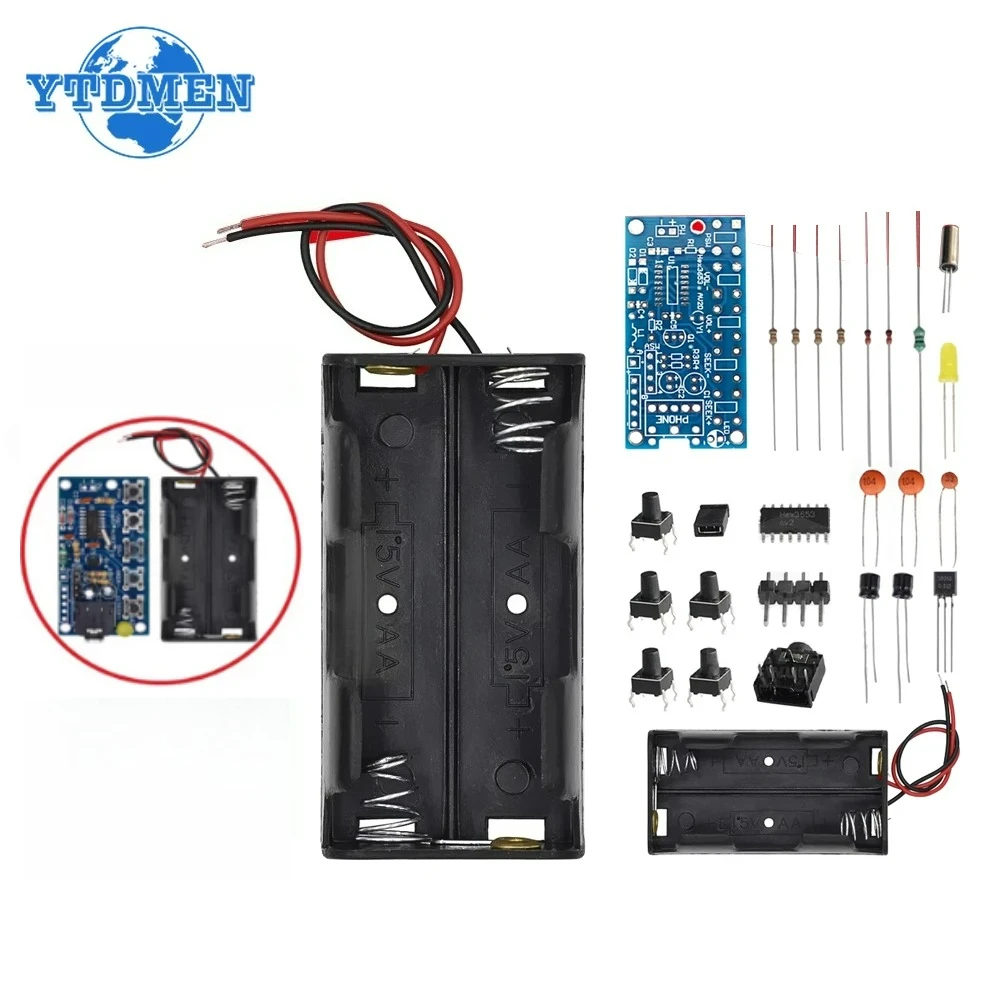 FM Radio Receiver Module 76-108MHz FM Stereo Radio DIY Kit DC 1.8V-3.6V Wireless FM Receiver Module