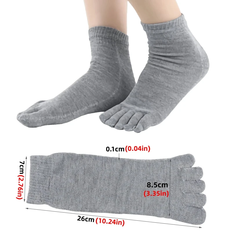 

2pieces=1pair High Quality Five Toes Full Socks Foot Care Professional Orthopedic Separating Wear-Resistant Pedicure Tools