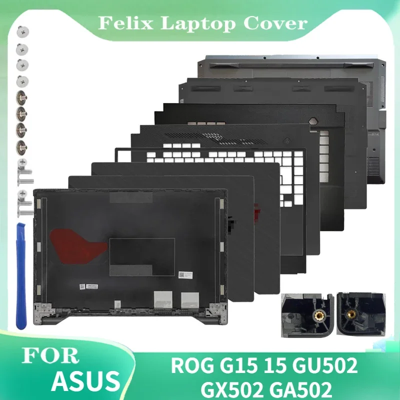 

New For ASUS ROG G15 15 GU502 GX502 GA502 Laptop Housing LCD Back Cover Front Bezel Palmrest Bottom Case Upper Top Lower Case