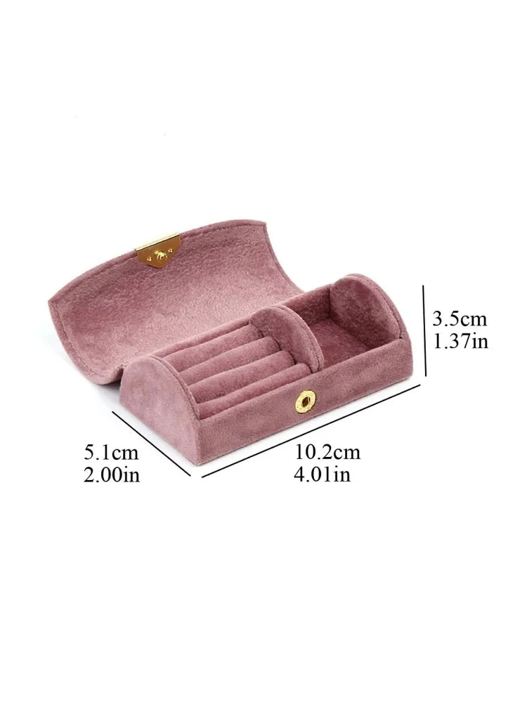 Mini Portable Small Jewelry Storage Box Travel Ring Necklace Earrings Organizer Containers Jewelry Case Display Storage Boxes