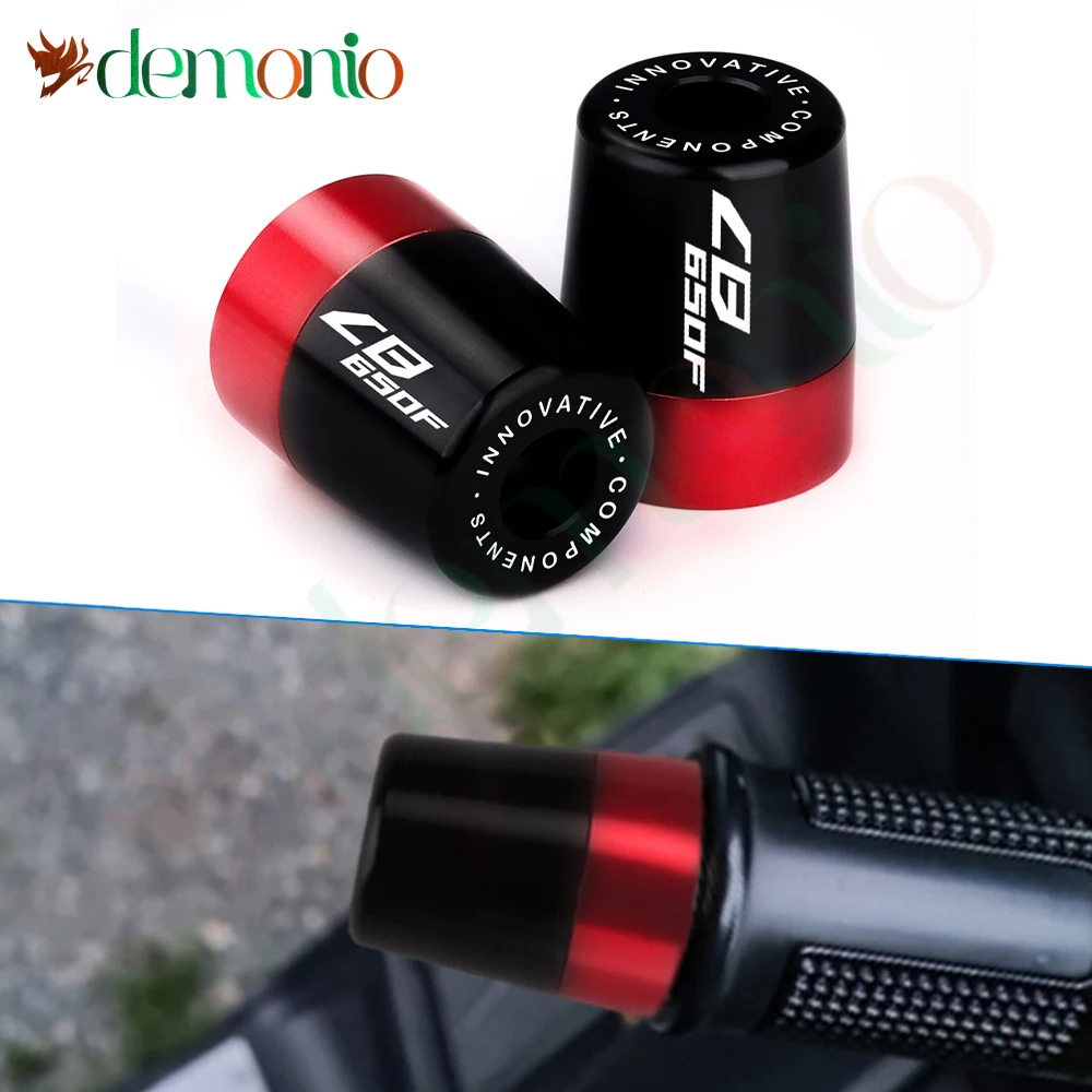 Motorcycle Accessories CNC Aluminum Handlebar Grips Handle Bar Cap End Plugs For Honda CB650F CB 650F CB650R CB 650R CB650 R