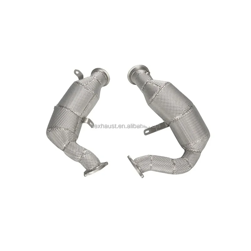 High Performance Sport Cat Downpipe for Porsche Macan 95B S Turbo GTS 3.0T 3.6T V6 2014- Drain Pipe Header Exhaust Pipe