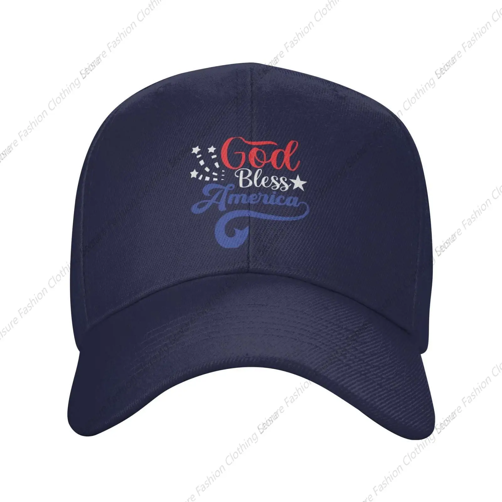 

God Bless America Trucker Baseball Cap for Men Women Golf Hats Adjustable Dad Hat