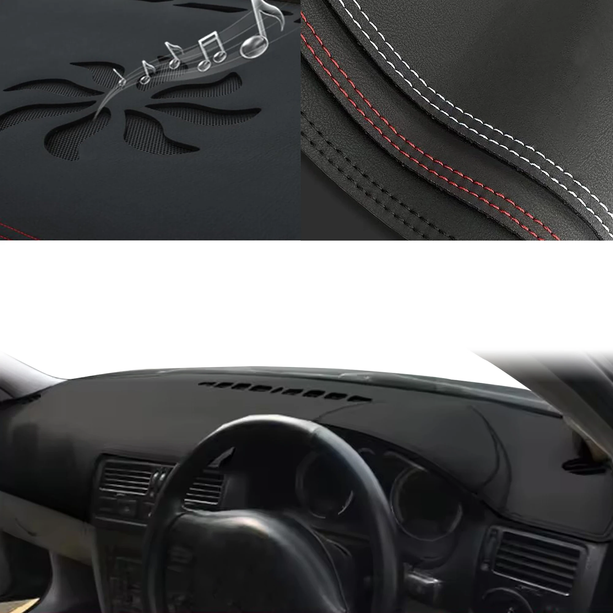 for VW Jetta A4 MK4 1998 - 2005 Special Customized Dashboard Cover Anti‑Glare Sunshade Pad Dash Mat Interior Accessories