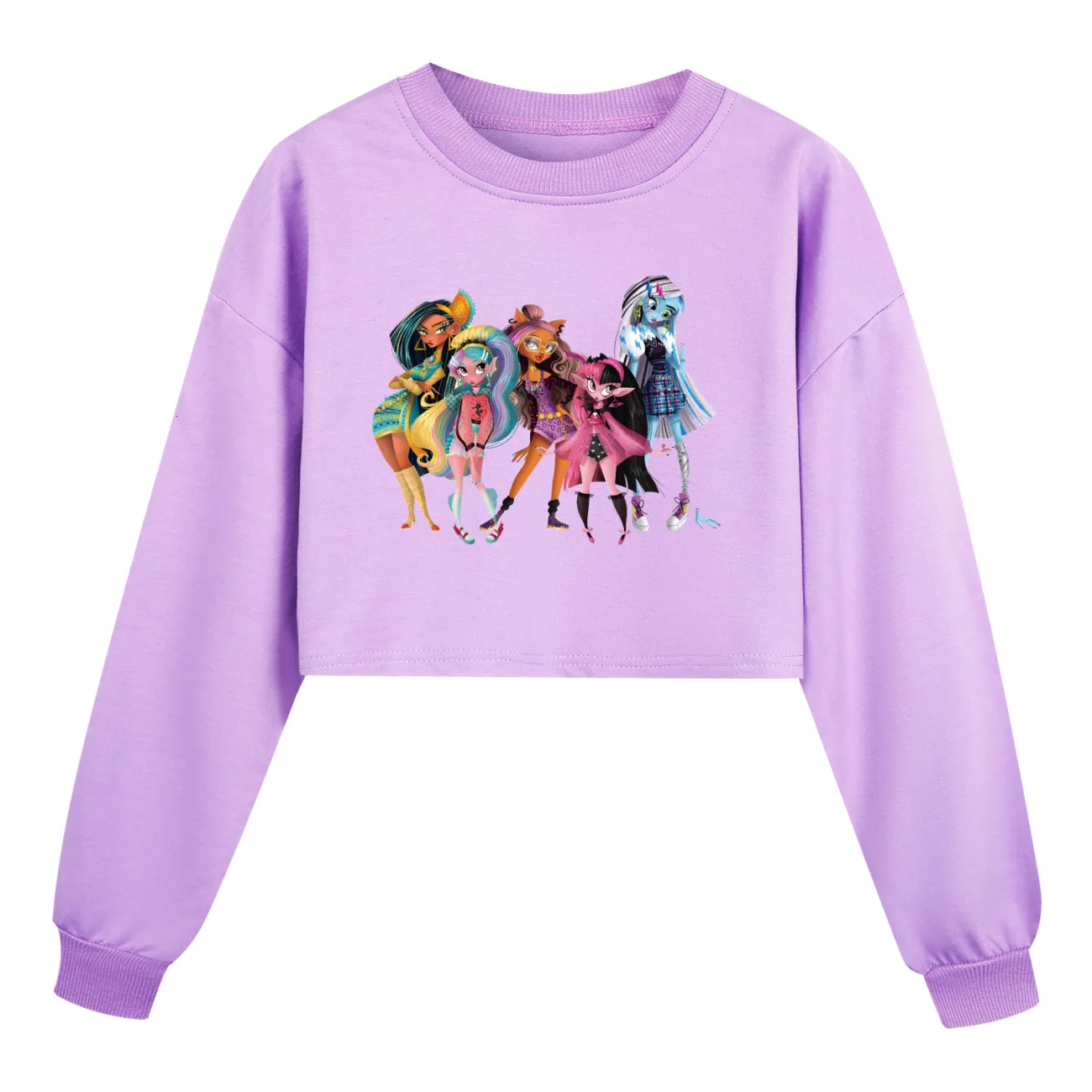 Funny Doll Frankie Stein Monster High Clothes Kids Autumn Hoodies+Pants Boys Sweatshirts Girls Casual Outerwear Children Clothes