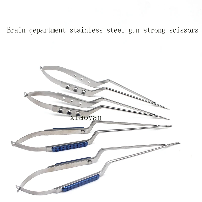 

Scissors stainless steel gun-shaped scissors microscope scissors gun-type reed tissue scissors neurosurgical microinstruments