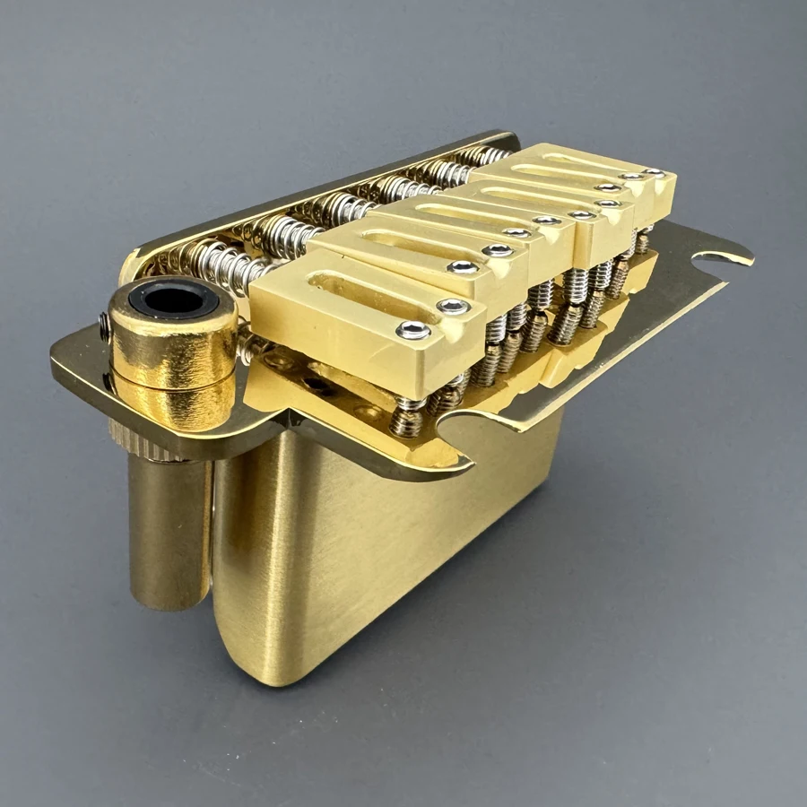 510 Two Point Gold Finish Brass Block Guitar Tremolo Bridge For Suhr Strato Guitar view 3