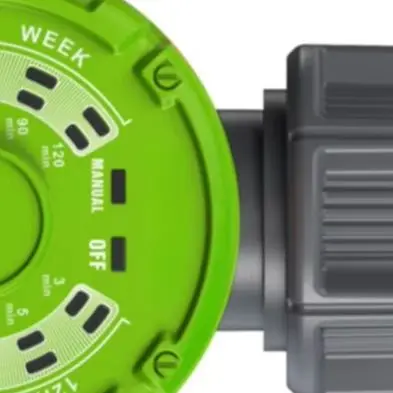 Automatic Watering System Irrigation Timer Controller Dual For Zone Mechanical Hose Tap For Outdoor Garden Lawn Sprinkler
