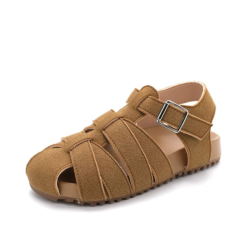 Summer Girls Sandals Breathable Upper Non-slip Sole Fashion Children's Casual Sandals Baby Boys Beach Shoes