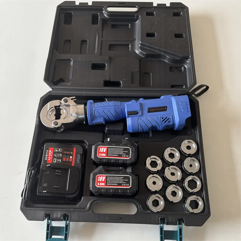 Cordless Hydraulic Crimping Tool 18V Lithium Battery  Crimping Range 300mm² for Copper and Aluminum Terminals