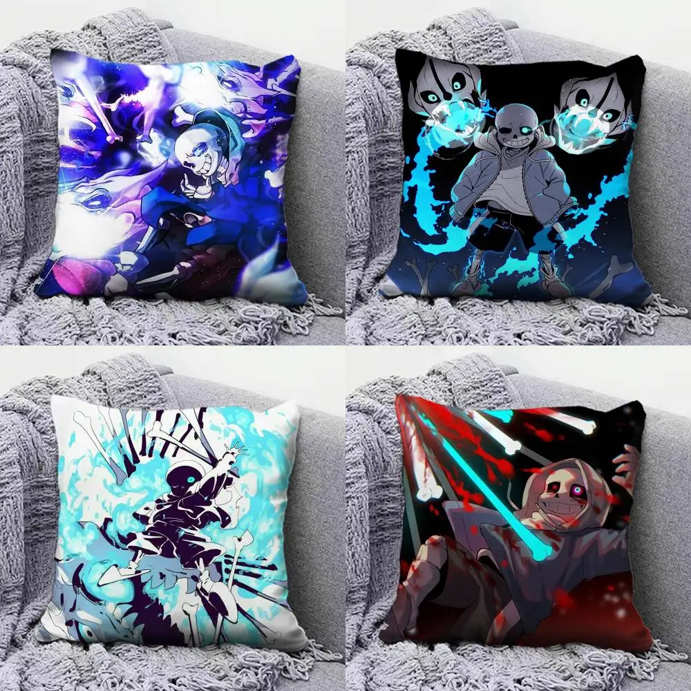

Classic Sans Undertale Game Cool Pillow Covers, Home Sofa Cushion Covers and Aecorative Custom