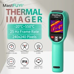 MASTFUYI FY12 Rechargeable Infrared Thermal Imager 240*240 Pixels Handheld Thermal Imaging -20℃~550℃ Waterproof Drop Resistant