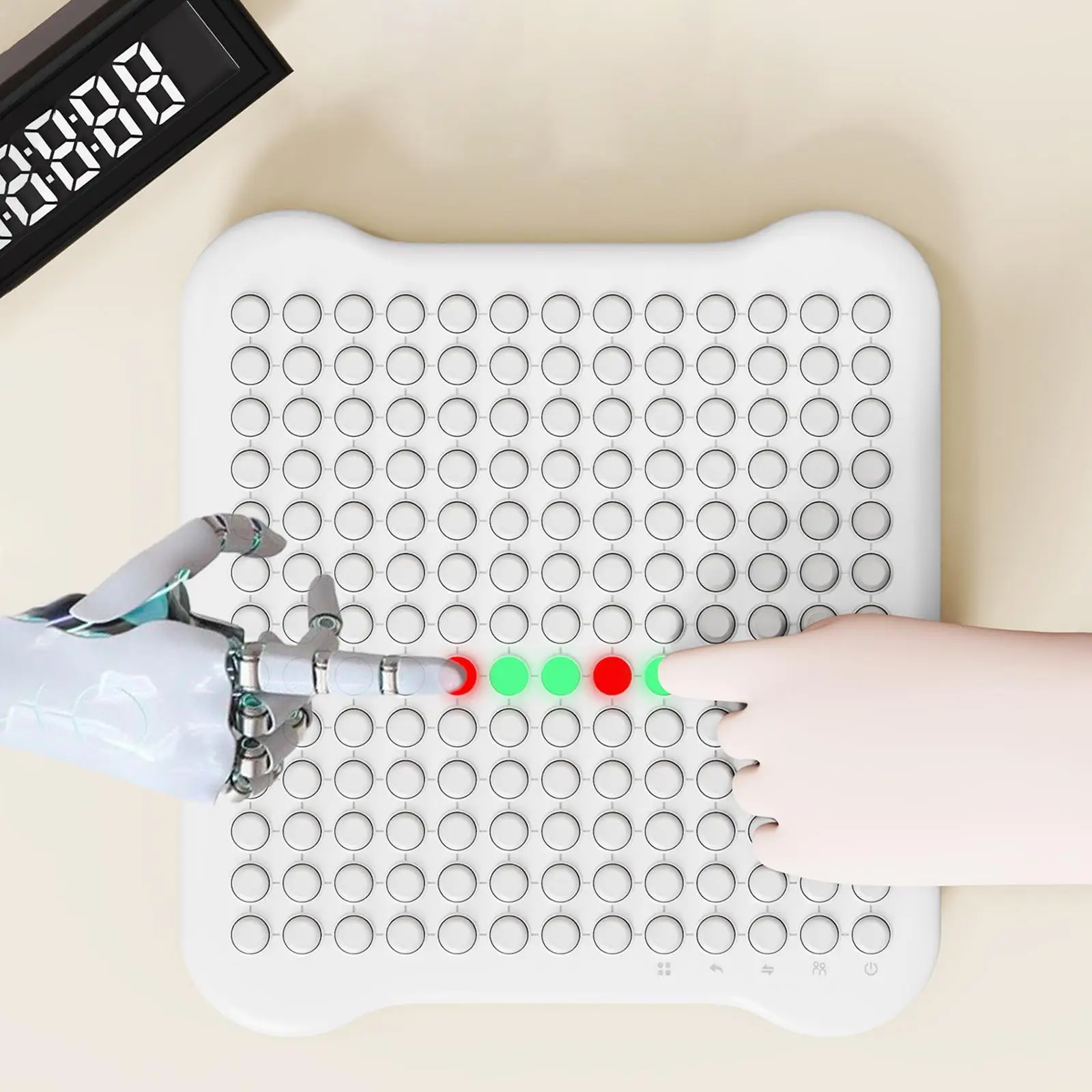 

Электронная умная настольная игра с искусственным интеллектом 9 в 1, Tic TAC Toe для детей, наполнители для сумок Goody