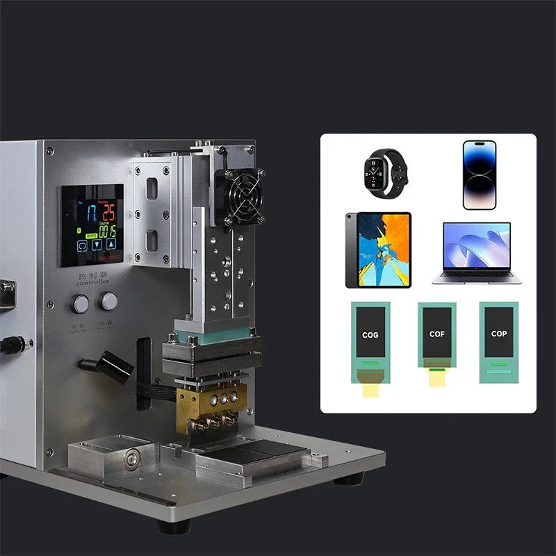 Precision Cable Bonding Machine, 8-inch LCD Cable Bonding, Green Flexible Cables, Constant-Temperature Press, Mobile Phone Flexi view 6