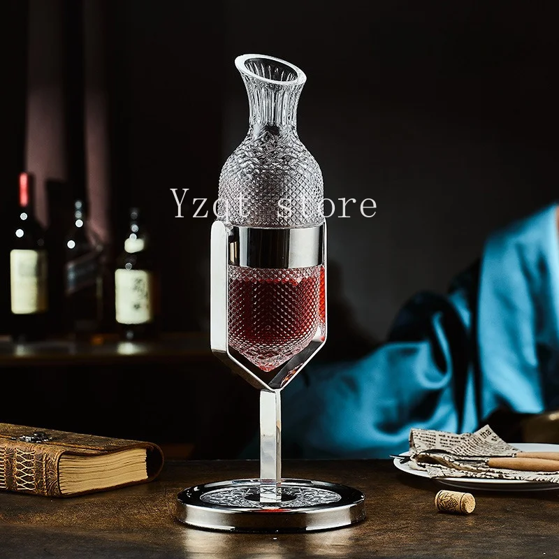 Red wine decanter High-end wine Gaoyan light luxury fast wake-up value Internet celebrity grape red wine glass home set