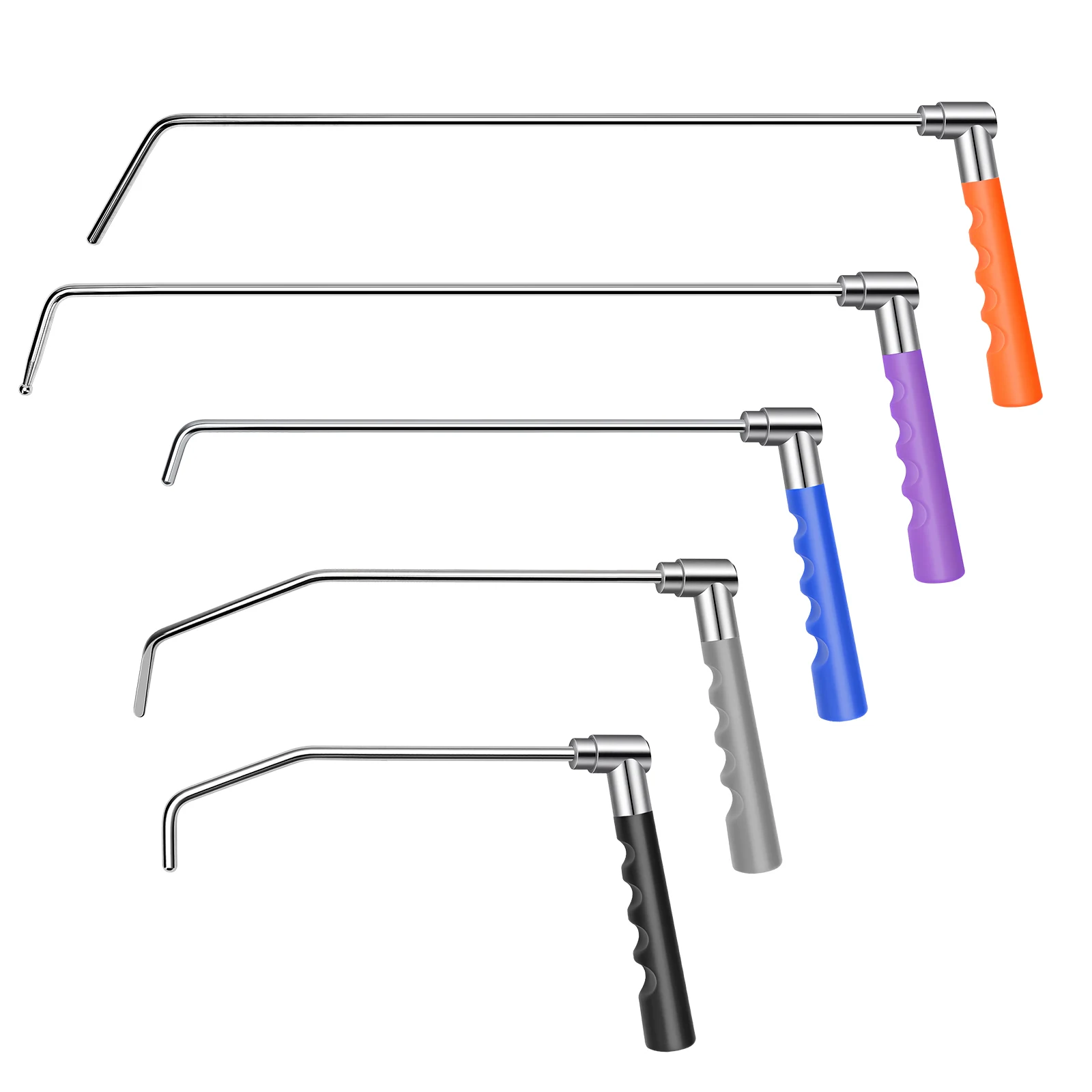 Super PDR Car Paintless Dent Repair Pry Bar Set Adjustable Rotating Pry Bar Damage-Free Dent Repair No Bodywork Needed