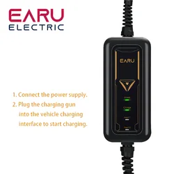 Type2 5M 16A EV Charger EU US UK Plug Portable IEC62196-2 EVSE Charging Cable Type1 SAE J1772  for Electric Car