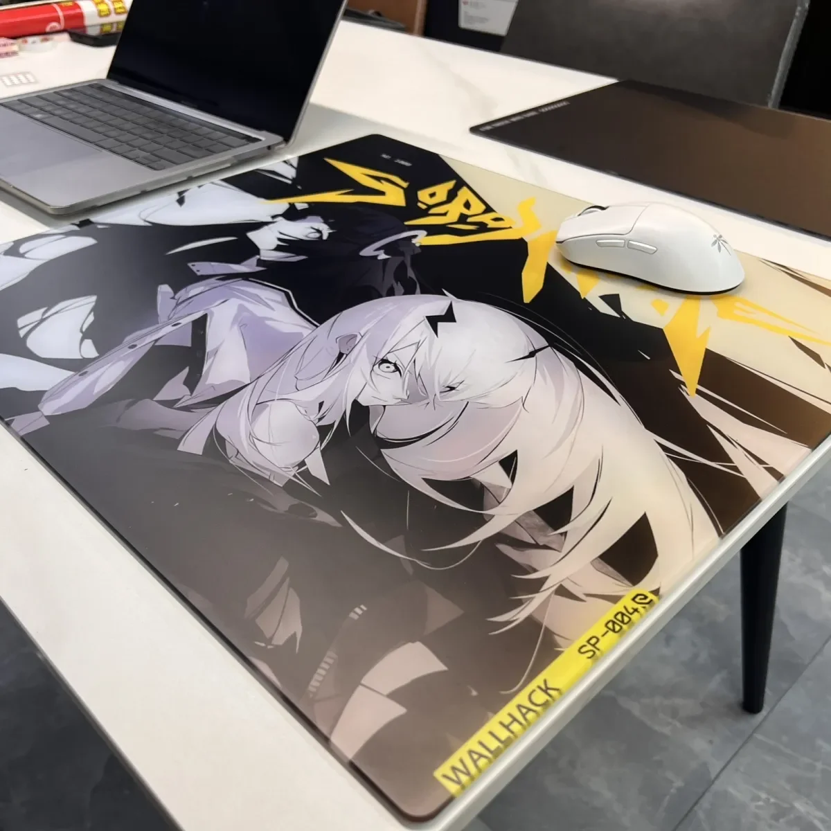 Tapis de souris en verre noir  - Desk Setup Black avis et prix