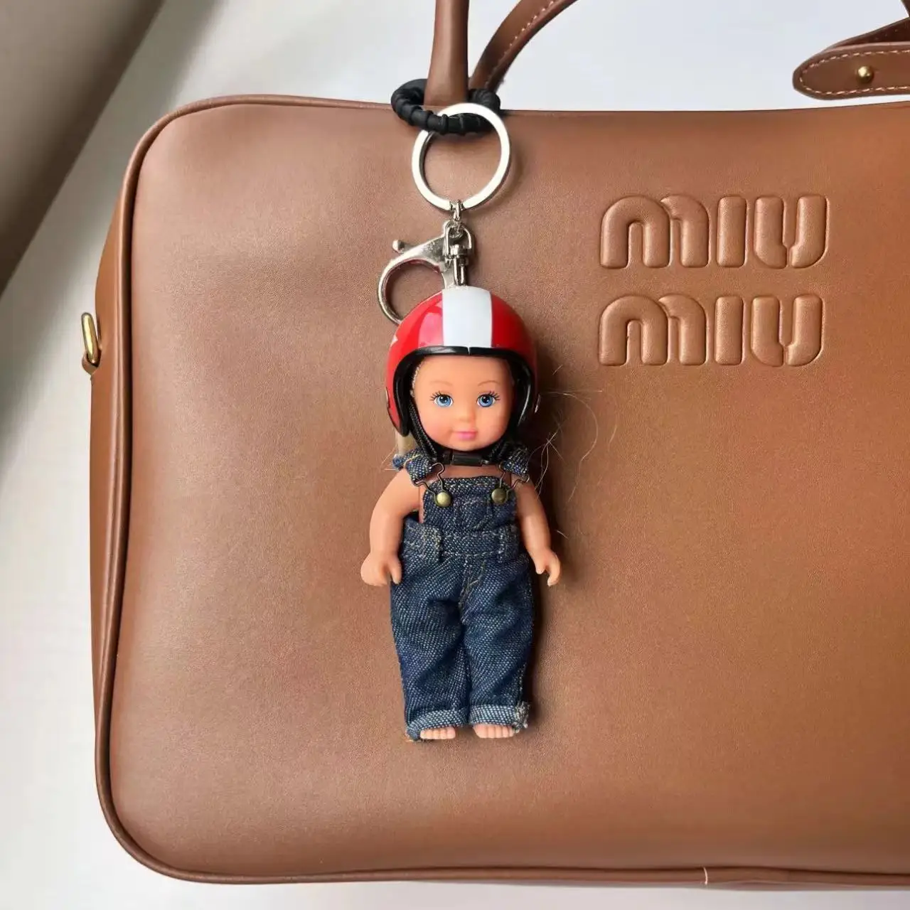 New Pattern Original Paris Fashion Matching Color Climbing Rope Bag Charm Cartoon Doll for miu Bag Charms Pendant Key Pendant