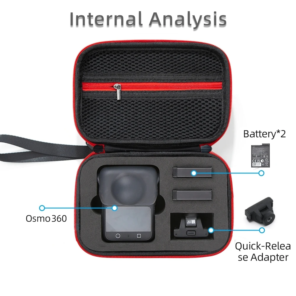 

Suitable for DJI Osmo 360 Storage Bag Dustproof and dirt-resistant Camera Storage Bag