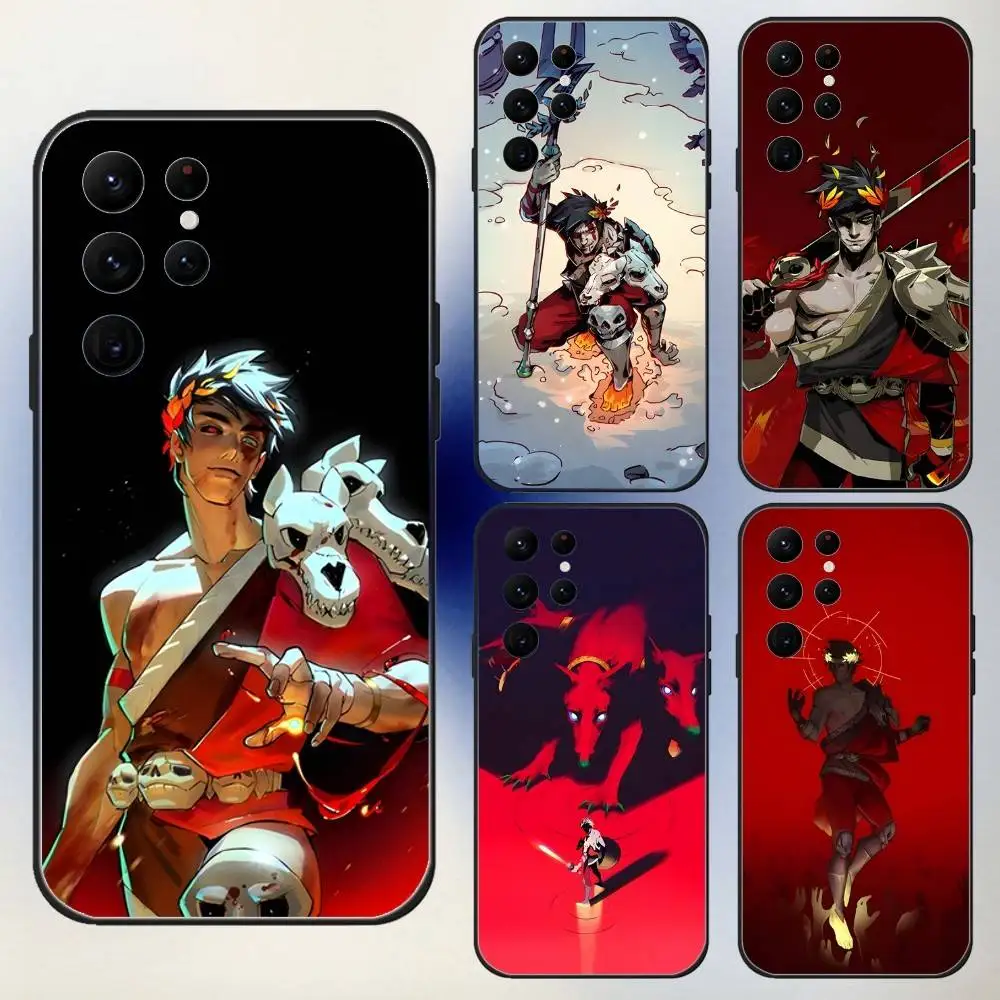 

H-Hades 2 Game Zagreus Phone Case For Samsung S25,24,23,30,21,10,9,Ultra,Plus,Lite,FE,5G Black Soft Case