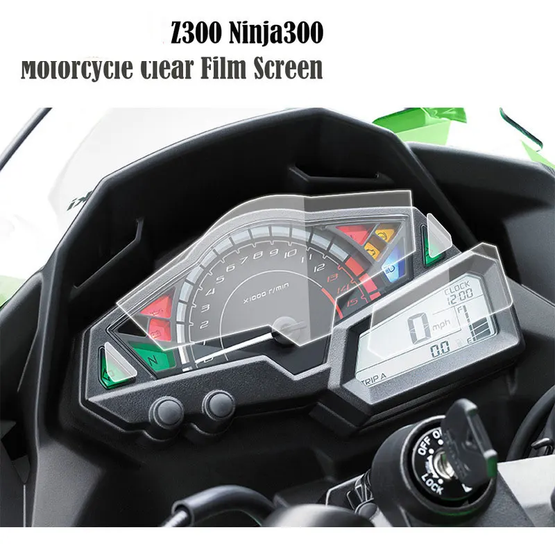 CK CATTLE KING Cluster Scratch Cluster Screen Protection Film Protector For Kawasaki Z300 Z250 NINJA300 EX300 NINJA 300