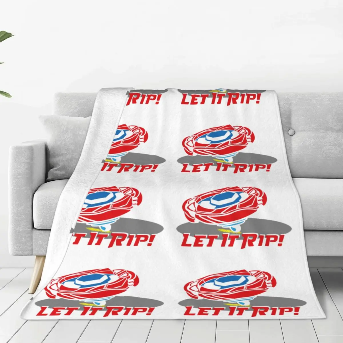 Beyblade Burst Let It Rip Blankets Soft Warm Flannel Throw Blanket Bedspread for Bed Living room Picnic Travel Home Couch