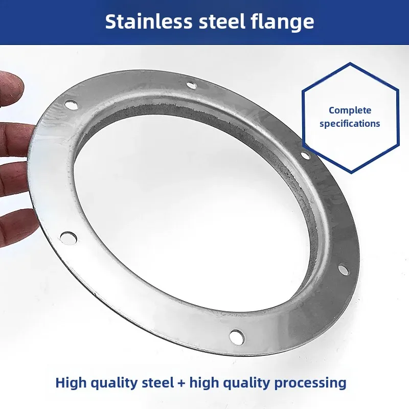 Stainless Steel Flange LL304 Round Tube Flange Corner Steel Flange Pressure Sealing Stainless Steel Flange 30