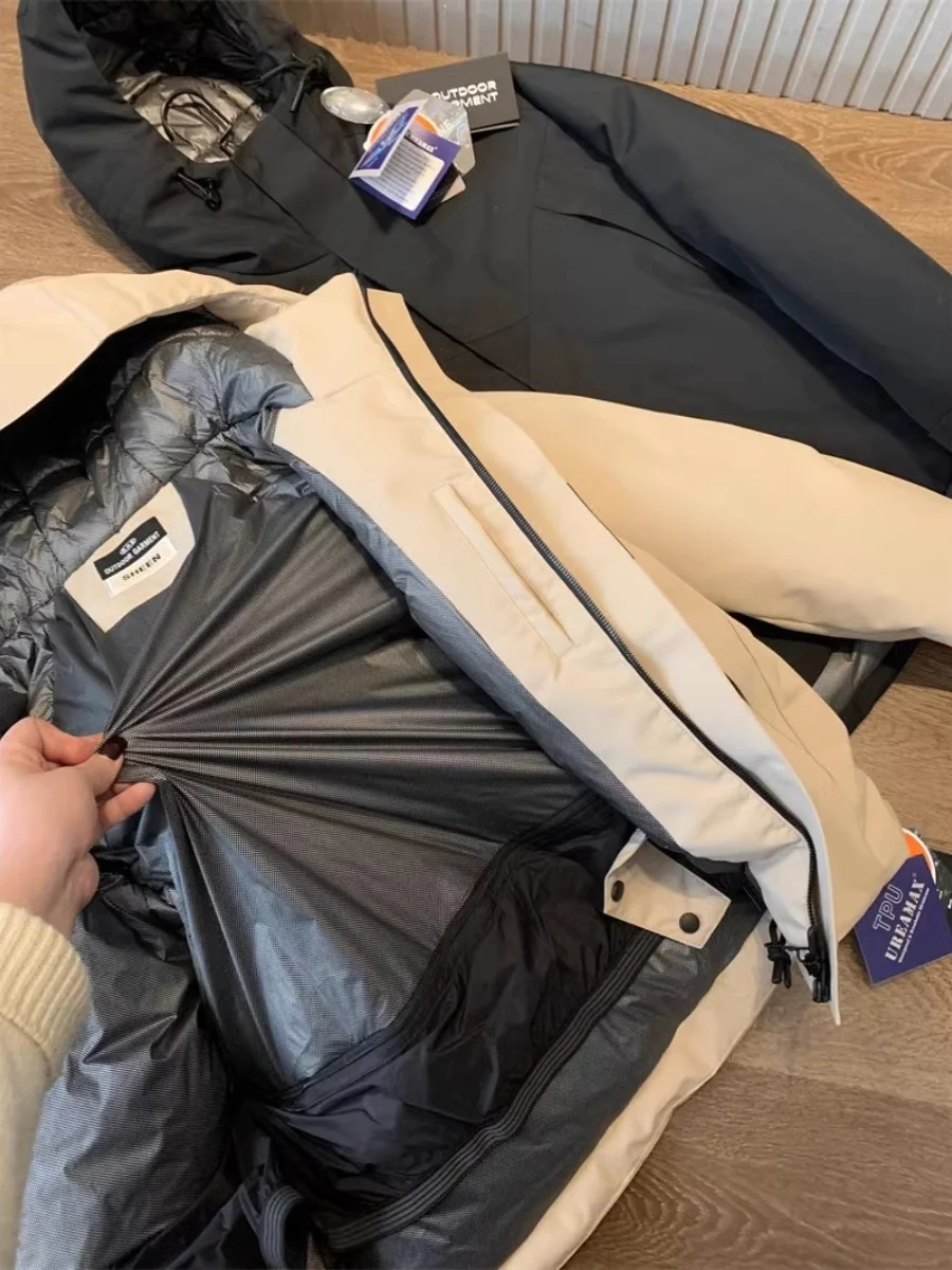 Hochwertige Aphene Heat Storage Down Jaet Herren Damen Outdoor T-Shirt-Proof Sl Glued 3D Cutting Hat inklusive