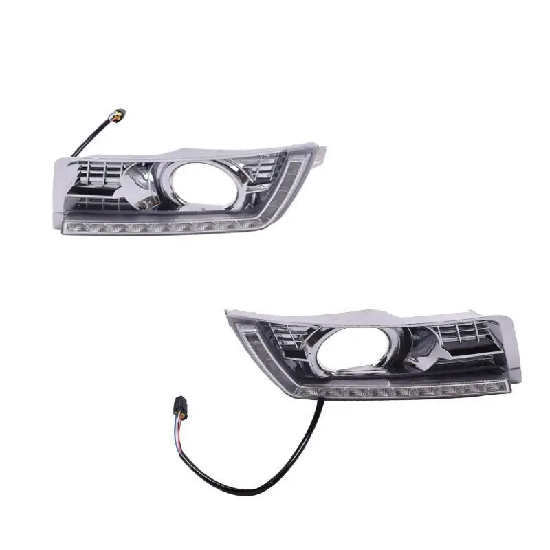 SAAR مناسبة لكاديلاك SRX أضواء الجري LED المخصصة ضوء الضباب المعدل أثناء النهار #5