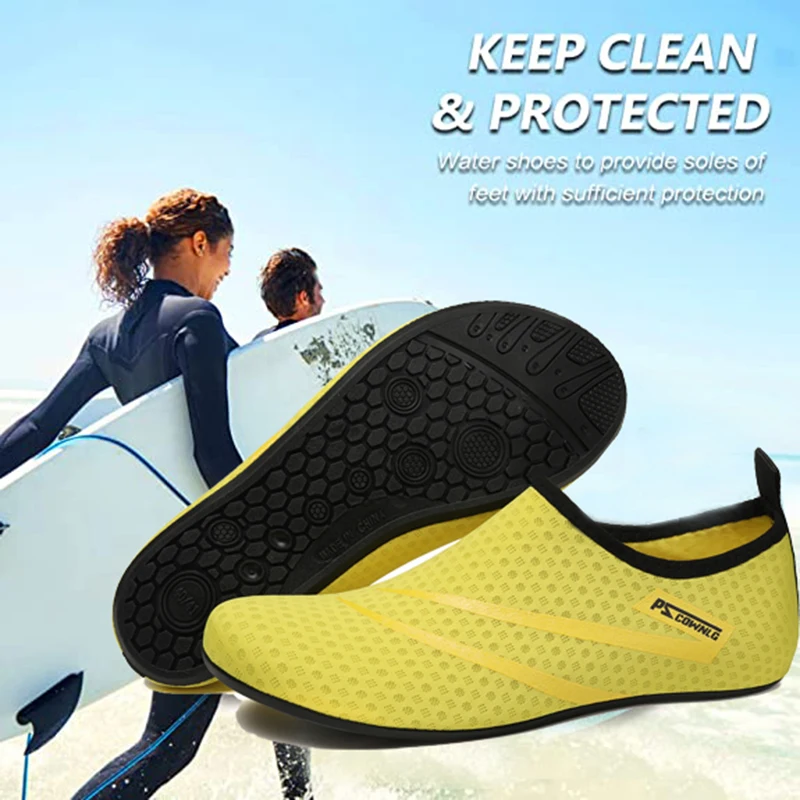 Tauchen Schuhe Frauen Aqua Schuhe Männer Strand Schwimmen Wasser Sport Socken Barfuß Sneaker Fitness Tanz Schwimmen Surfen Schnorcheln Schuh – Detail 3