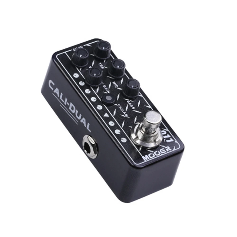 MOOER 011 CALI-DUAL Digital Preamp Guitar Effect Pedal 3-Band EQ Micro Preamp Pedal True Bypass Guitar Parts & Accessories