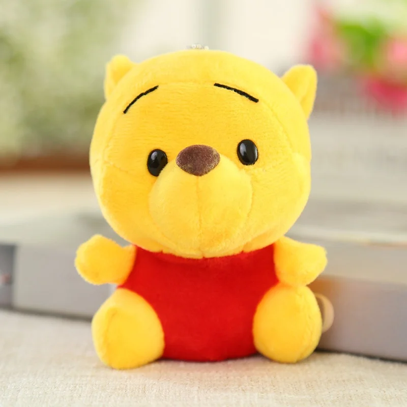 Disney Anime Periferico Winnie The Pooh Tiggo Peluche Simpatico Cartone Animato Punto Peluche Portachiavi Ciondolo Decorazione Della Stanza Per Bambini