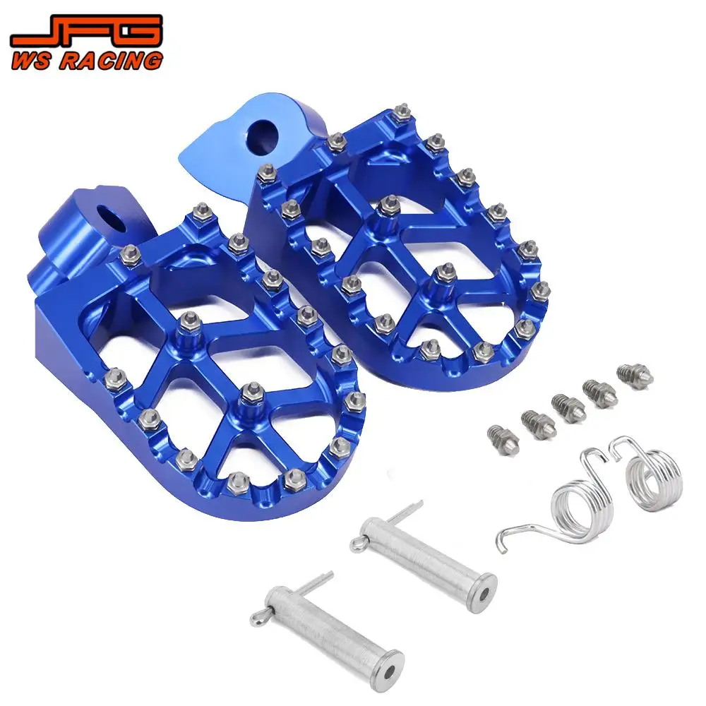 Motorcycle CNC Foot Pegs Rests Footpegs Footrests For Yamaha YZ65 YZ85 YZ125 YZ250 YZ 65 85 125 250 250F 125X 450F WR 250F 450F